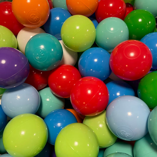 Kulki do basenu BubbleHuggle Burza Kolorów – kolorowe piłeczki 7 cm
