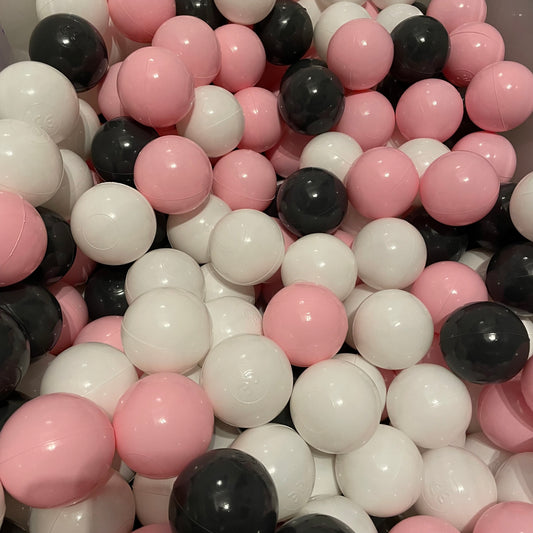 Kulki do basenu BubbleHuggle Pudrowa Subtelność – pastelowe piłeczki 6 cm