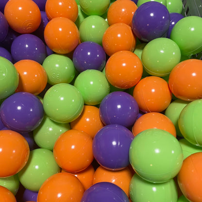 Piłeczki do basenu BubbleHuggle Owocowa Fiesta – kulki 6 cm w kolorach owocowych